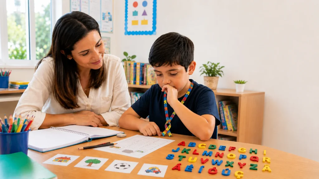 O primeiro passo para alfabetizar um aluno com TEA é compreender que cada criança possui um ritmo próprio de aprendizagem.